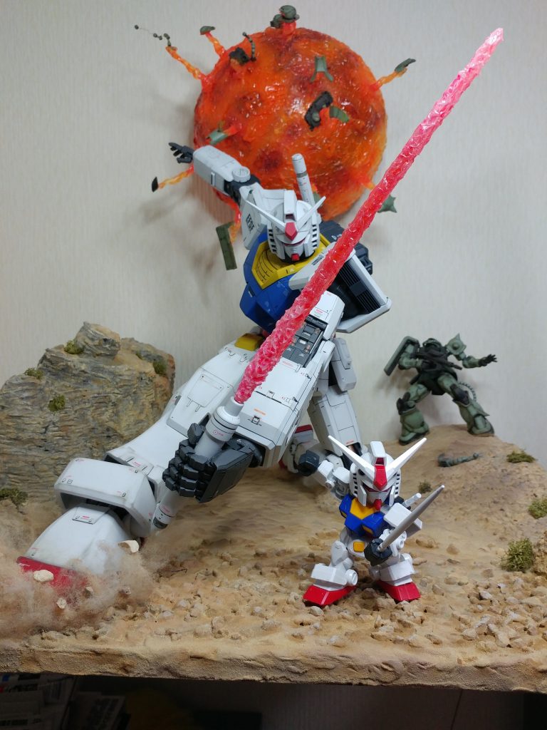 超遠近法バージョンのオマージュで始めました（笑）