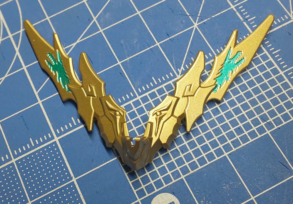 これをマスキングで塗り分けたのは奇跡としか言いようがありませんね(///ω///)♪以上、龍賢劉備ユニコーンガンダムでした。最後まで御覧いただき、ありがとうございました。