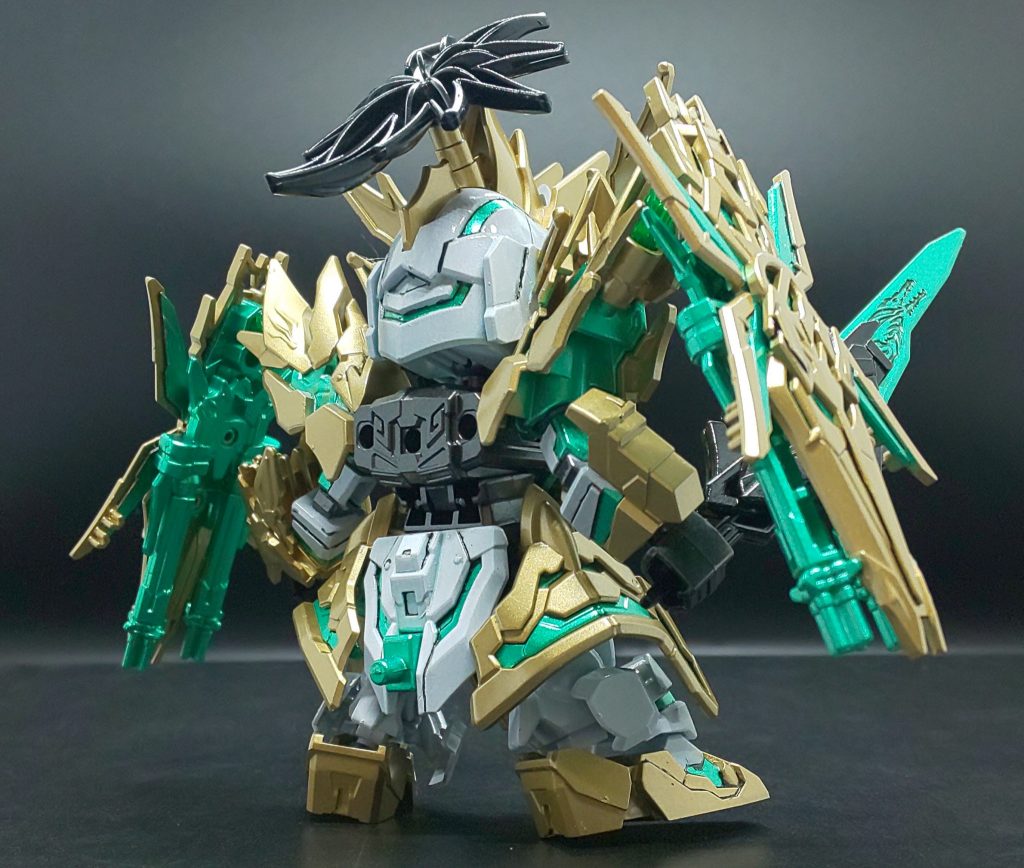 ホワイト=クールホワイトグリーン=GXメタリックグリーンブラック=ウィノーブラック関節等=フレームメタリック2ゴールド=スーパーゴールド(クレオス)トップコート=GXクリアー3