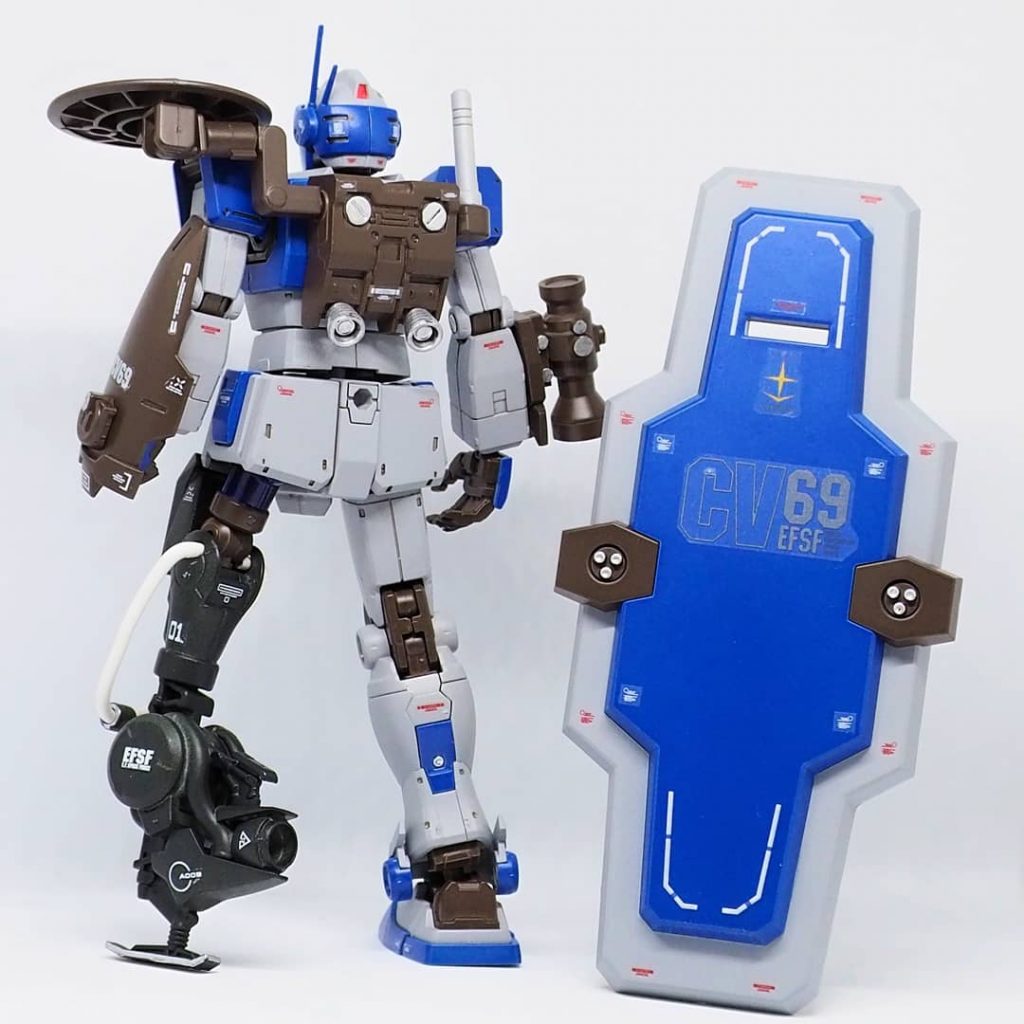 義足は元々腕パーツから色々ミキシングしました。