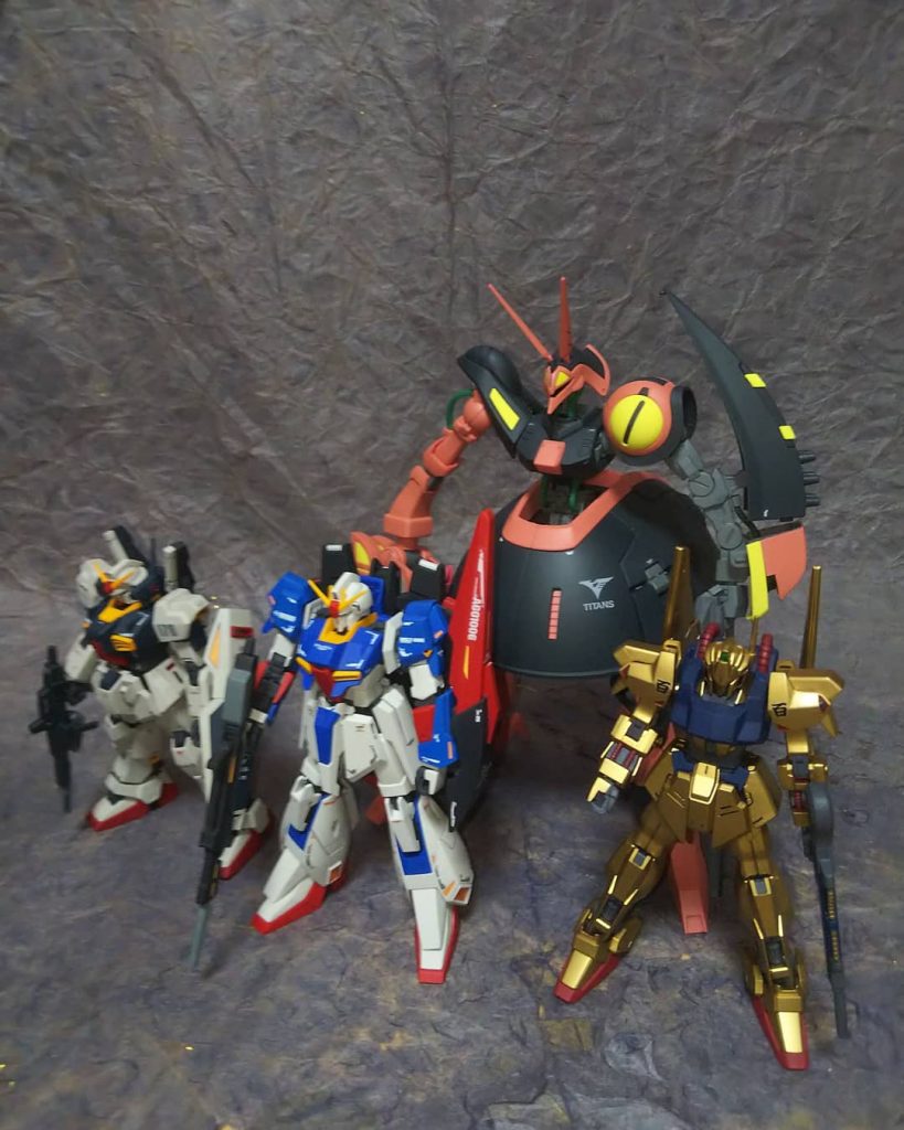 ゼータガンダムたちとコラボレーション