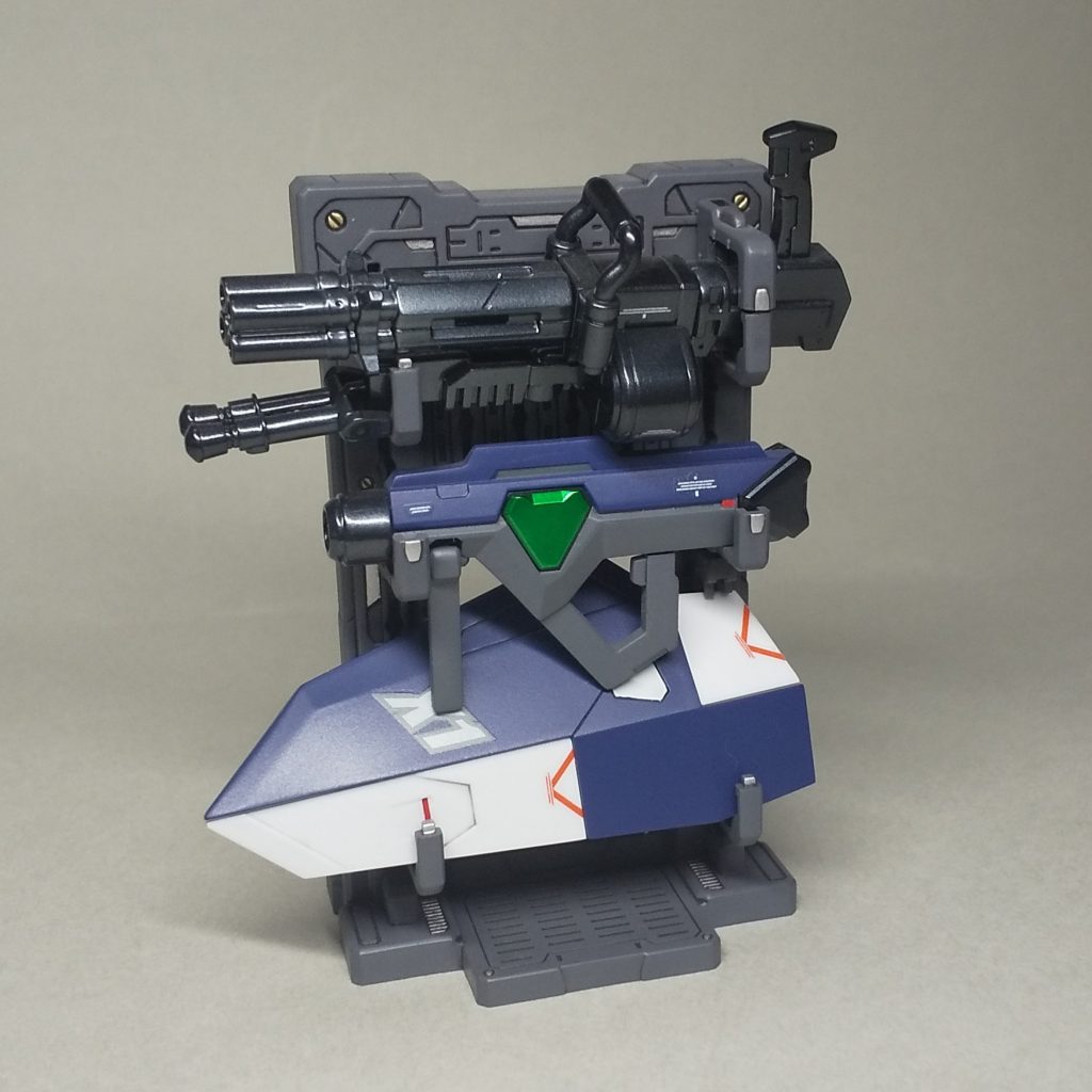 「SYSTEM WEAPONS 001」の武器ラックも塗装しました。2013年8月に完成。