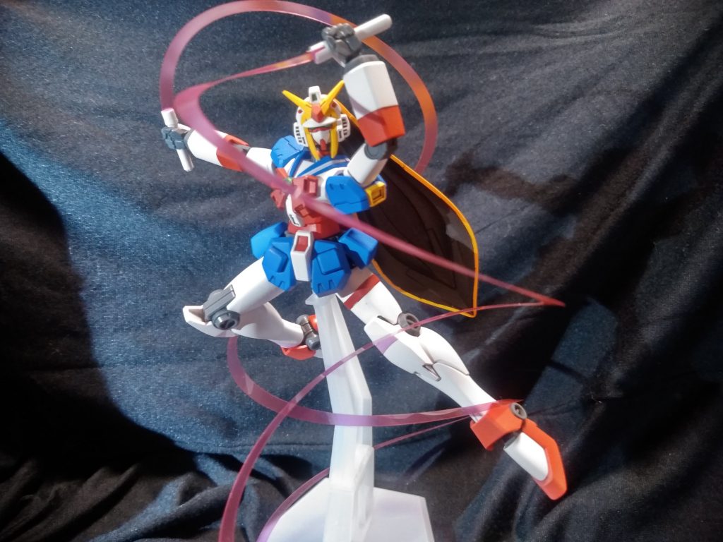 説明書に載ってたやつを真似してみた。ビームリボンは表情が非常にグッドd('∀'*)