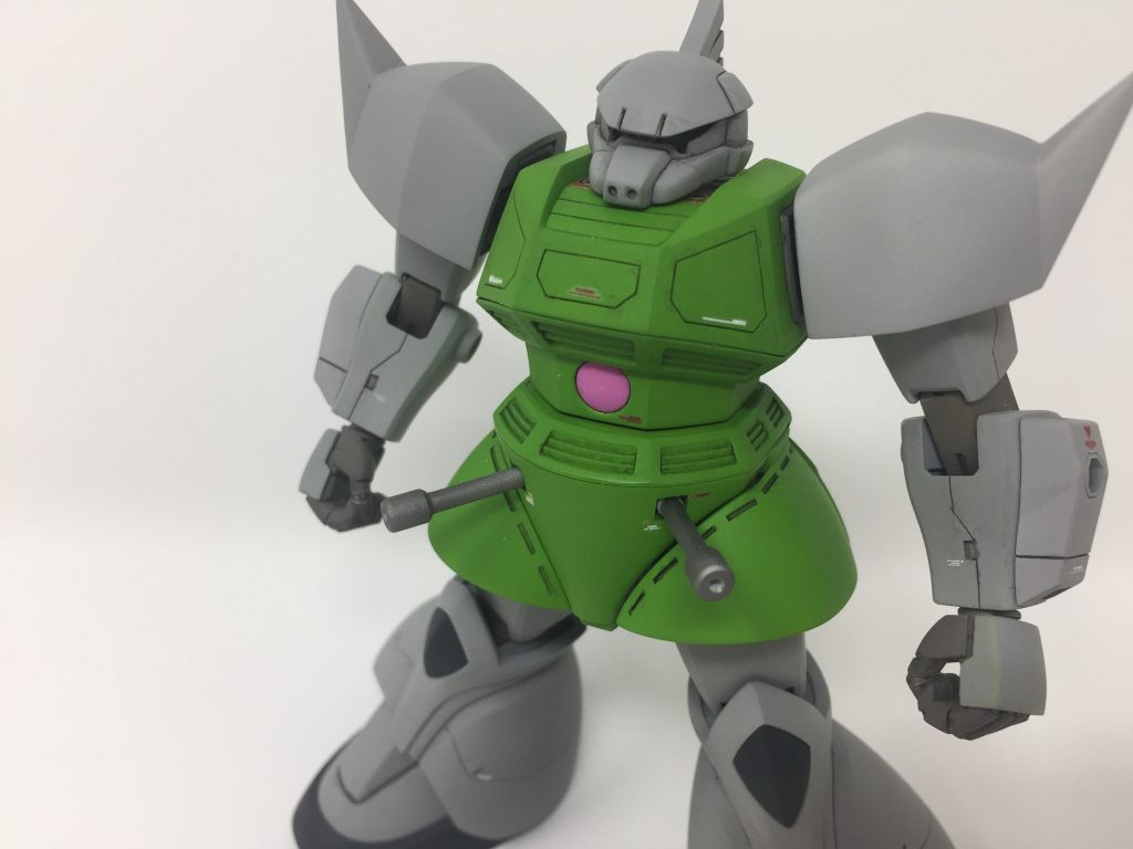 ここっ!! ここを見てっ!! 今回のせくすぃ〜ポイントです。頑張ってジェネレータケーブルを接続する部分を作りました。