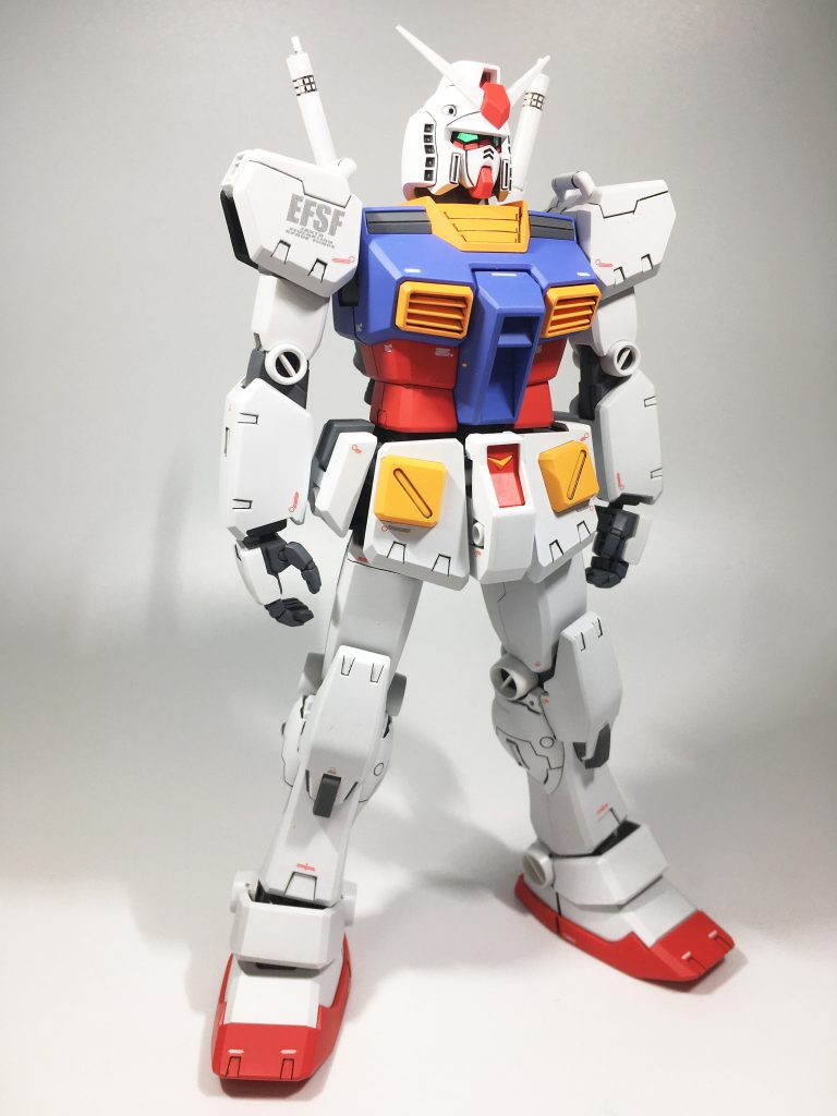 本体のみで。ハンドパーツがダサいので開いた状態で...