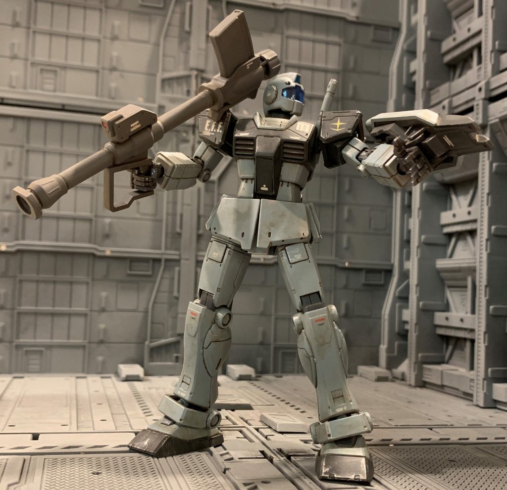 ゲーム発売当時、ジムに陸戦型ガンダムの武装をさせるというアイデアにシビれました。