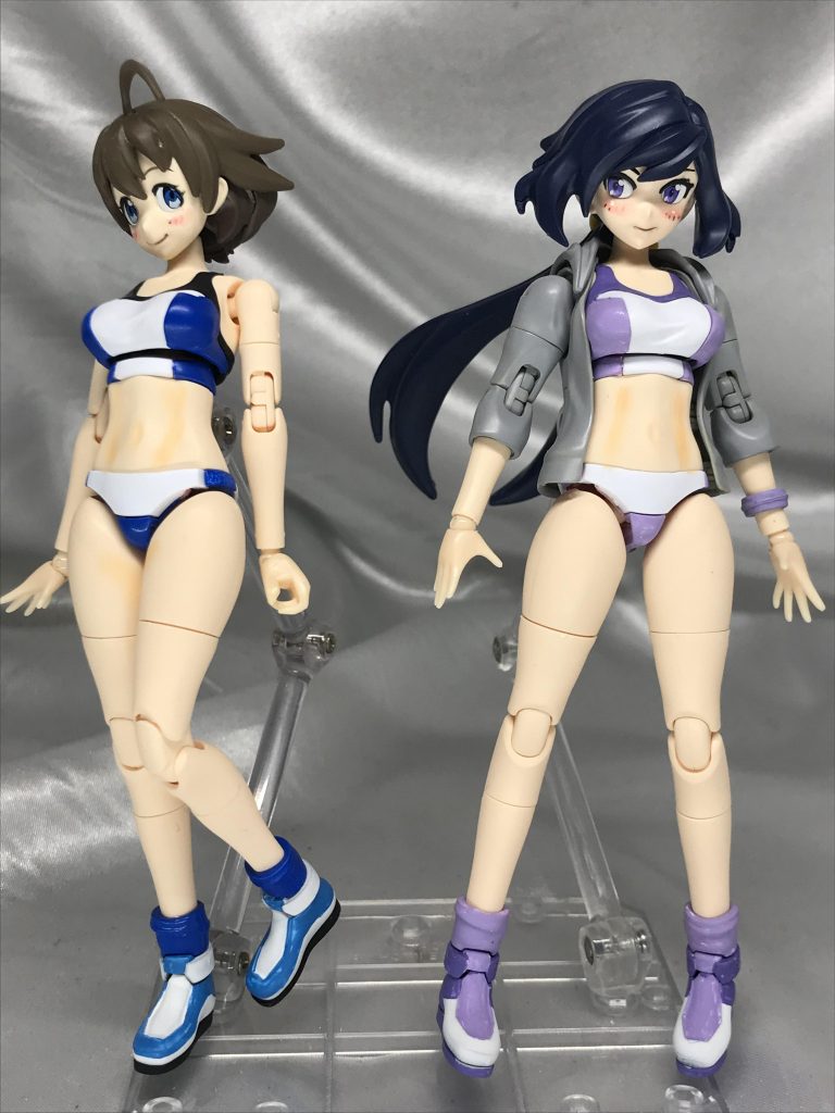 フィギュアライズ共通ジョイントということで、頭部を付け替えるだけでお手軽変身が可能です。