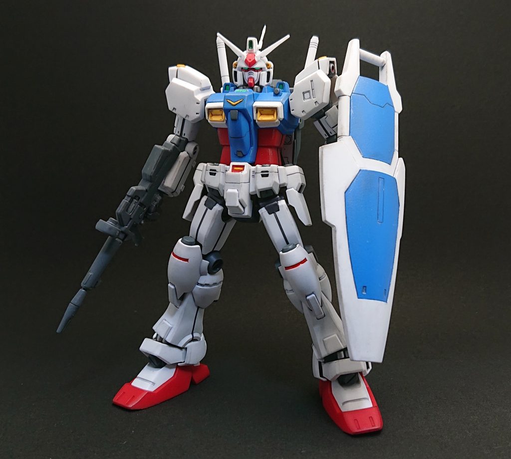 ふと、ウェザリングの練習をしたいと思い、このキットを購入しました。が、肩の関節が軸間接だったため改造もしました。（後述）あと合わせ目消しと一部ディテールの掘り直しも行いました。