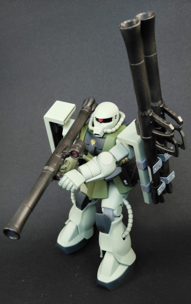 バズーカホルダーはプラ板で新造。