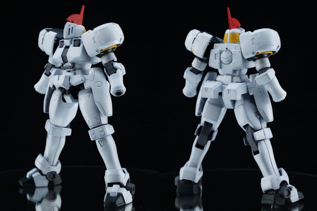 ・ラッカー塗装基本色塗ったら予想以上にトールギスっぽくなったので一安心。白が多くて寂しかったので差し色入れていきます。