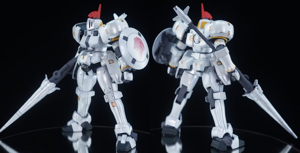 ・フル装備　前後からミキシングはあまりやらないのでアレですが、一応設定を。試作機である『トールギス』をデチューンした量産機『リーオー』が