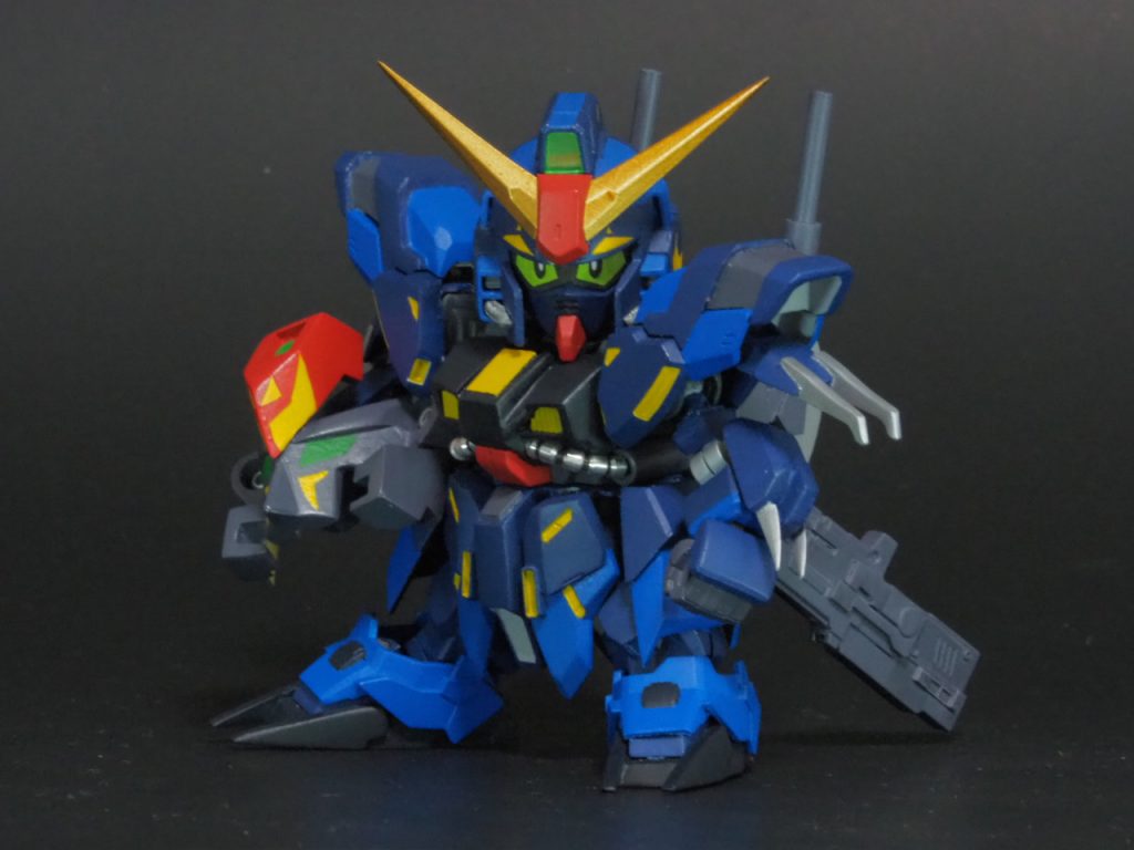 ガンダムMk-ⅡにせガンダムMk-Ⅱにスカウトされザタリオン帝国に入隊し、「マスクコマンダー」としてかつての所属部隊であるG-ARMSに牙を向ける。裏切りの理由は「コマンドガンダムによる凄惨な指導に嫌気が差して脱走した」という、SDガンダムらしいコミカルな理由。