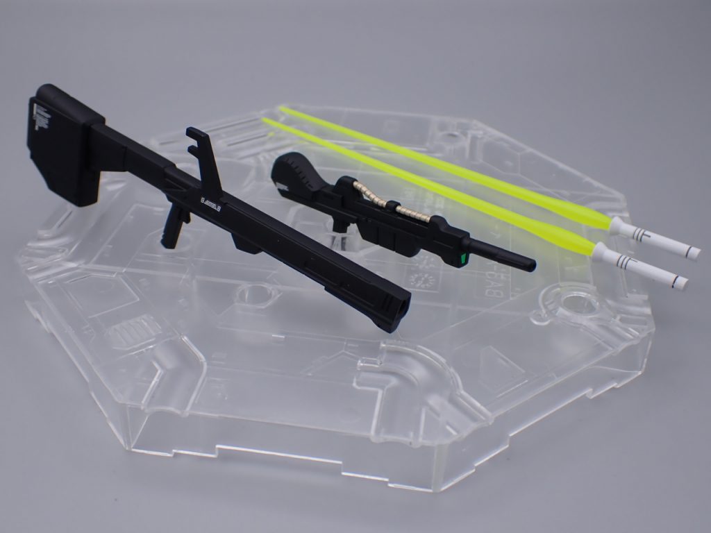 ライフルはエナメルチタンゴールドで塗り分けしてみた