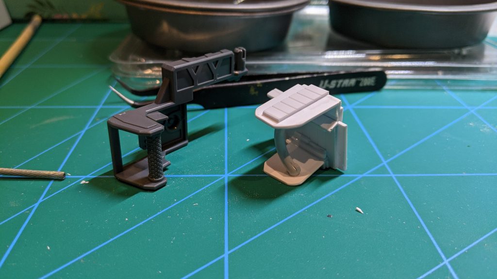 Scratch built new handle as the original was too small