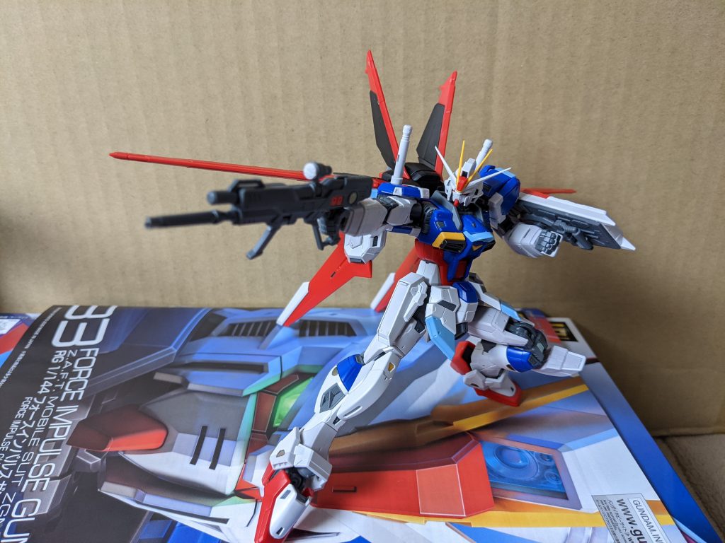 SEED撃ち風稼働はとても良好、動かしにくさもあまりない 