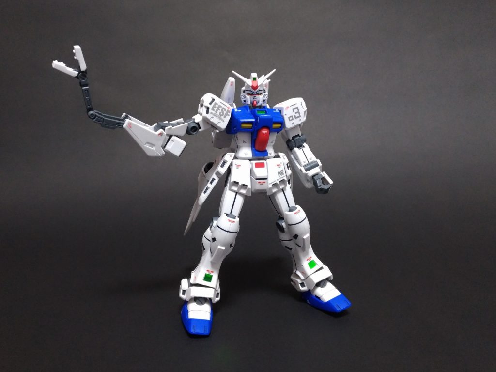 1/144ですがフォールディングアームも差し替えなしでしっかり再現されてました。