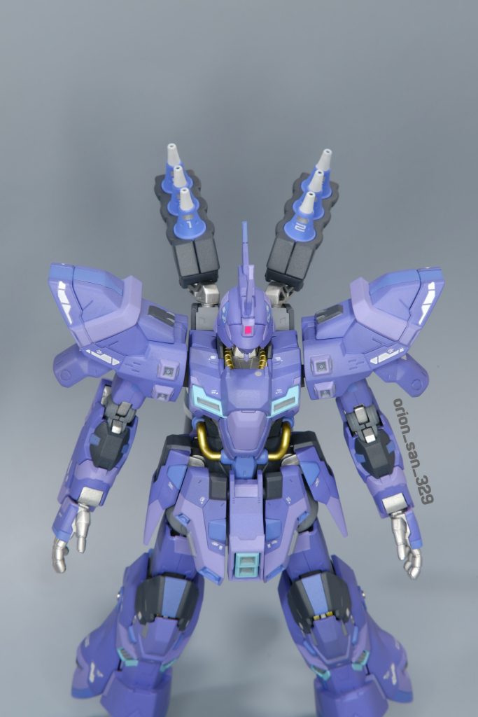 beginning with the project, i wasn't too sure what shade of purple i would be using. it came down to mixing violet and lavender to achieve a cooler tone of purple which would work nicely with the stock lavender and bluish-purple paint i had. i have long wantel to use a celeste blue (similar to the color of bianchi bikes) as secondary tones and i think it works particularly well for this kit with my choice of purple shades. i felt that using the intended yellow would be too ordinary and familiar.