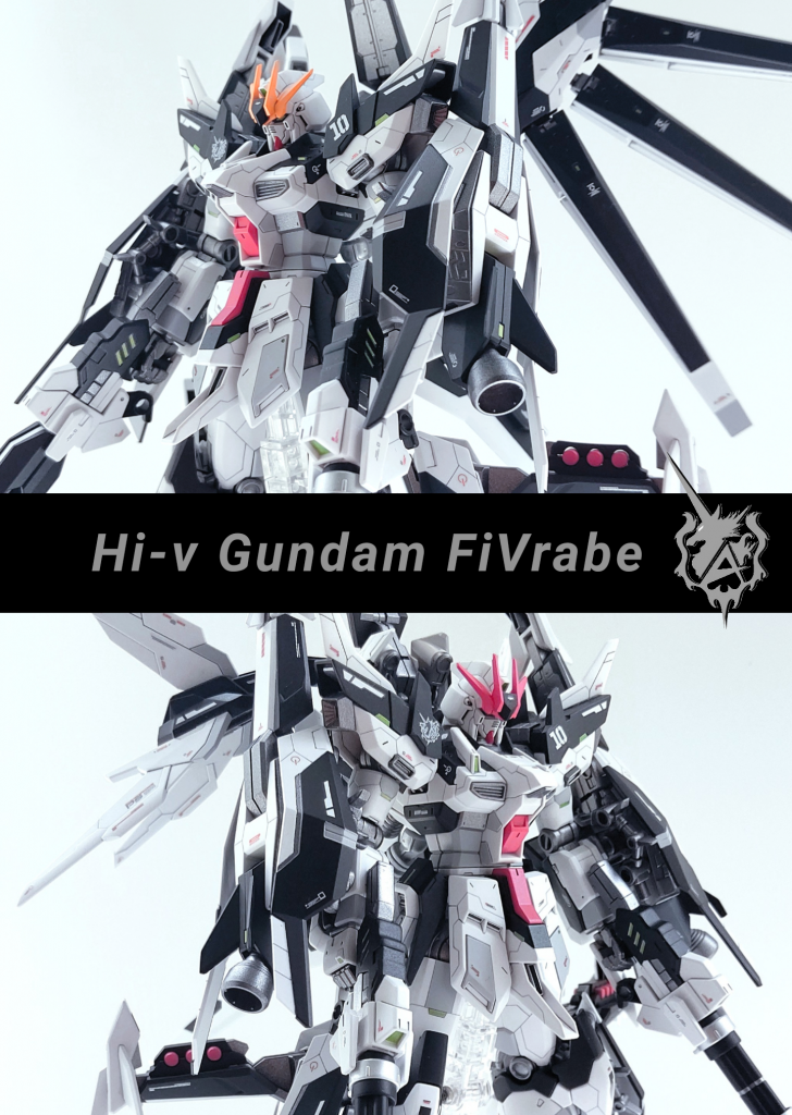 赤角バージョンもあります♥️詳細については過去投稿のHi-ν ガンダム ファイヴレイブも合わせて見てみてください‼️https://gumpla.jp/hg/518457