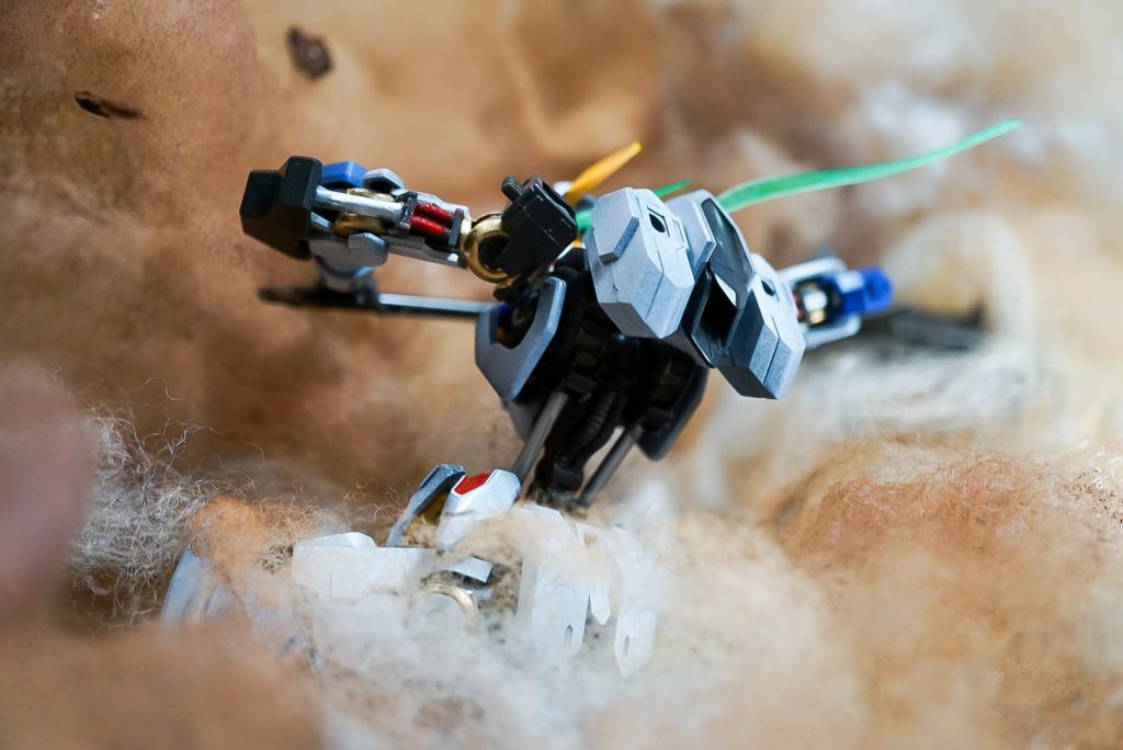 バルバトスのアップちょっと寂しかったので眼光エフェクト付けました