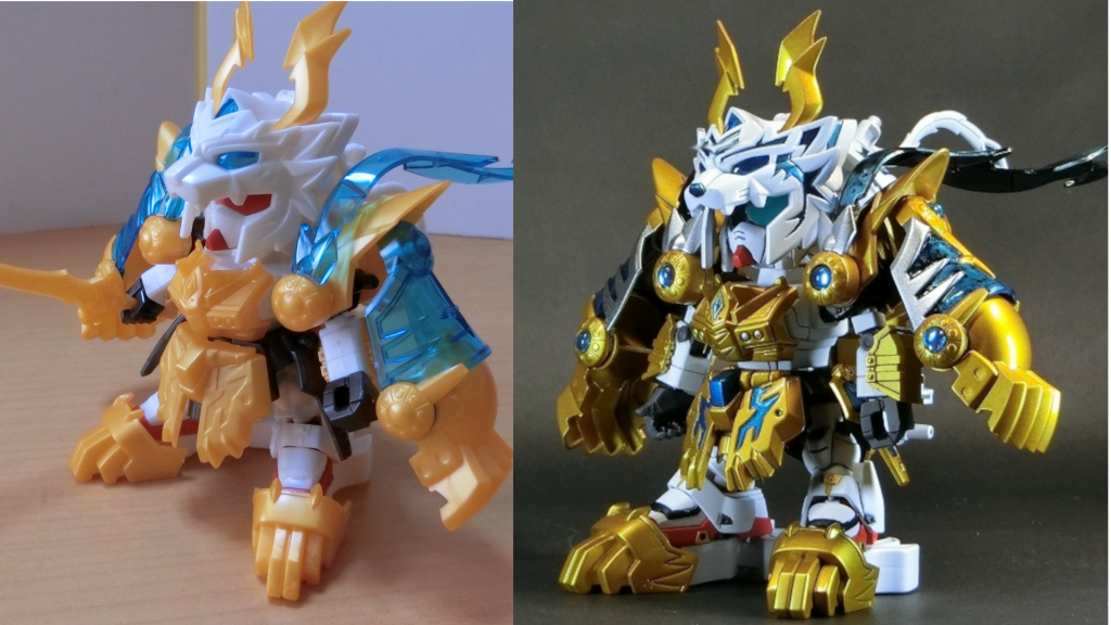 やっぱり、帝クラスは金色が重要ですね。見栄えが全く違います