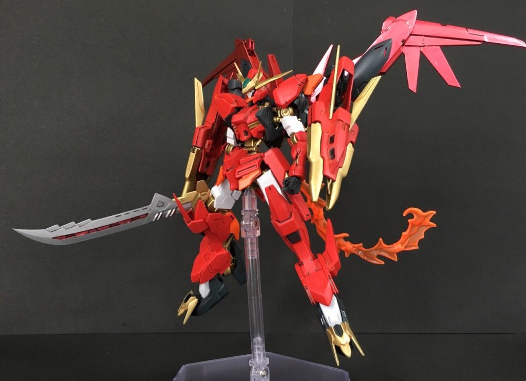 ナタクのドラゴンハングの他いろいろなパーツでボリュームアップさせてます。