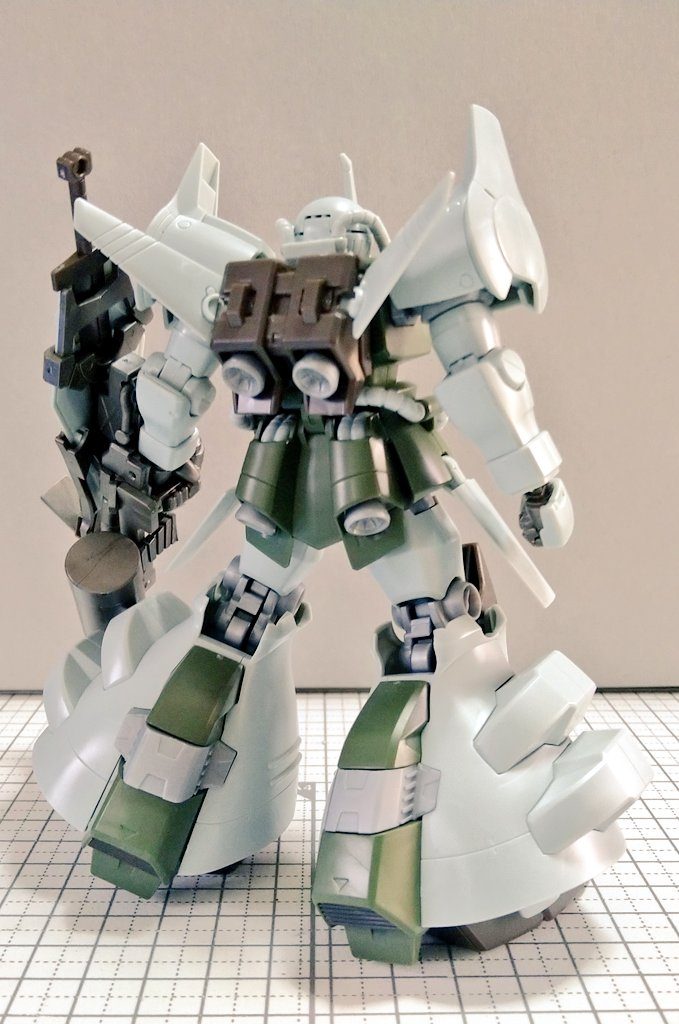 パチ組みのバックショット。