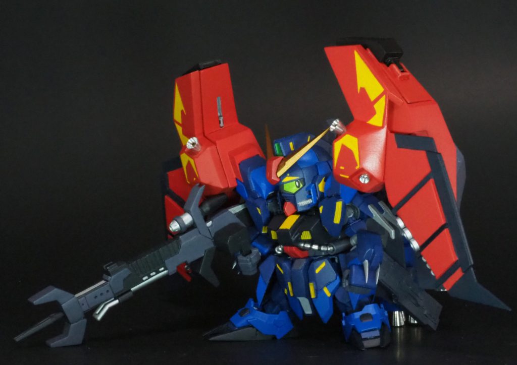 「!?お前は!!」仮面が破損した事により、ほんの僅かに素顔が露わになった。キャプテンガンダムは、かつて自分が訓練生だった頃にG-ARMSを脱走した仲間を思い出した。ーーー間違いない。あれはMk-2だ