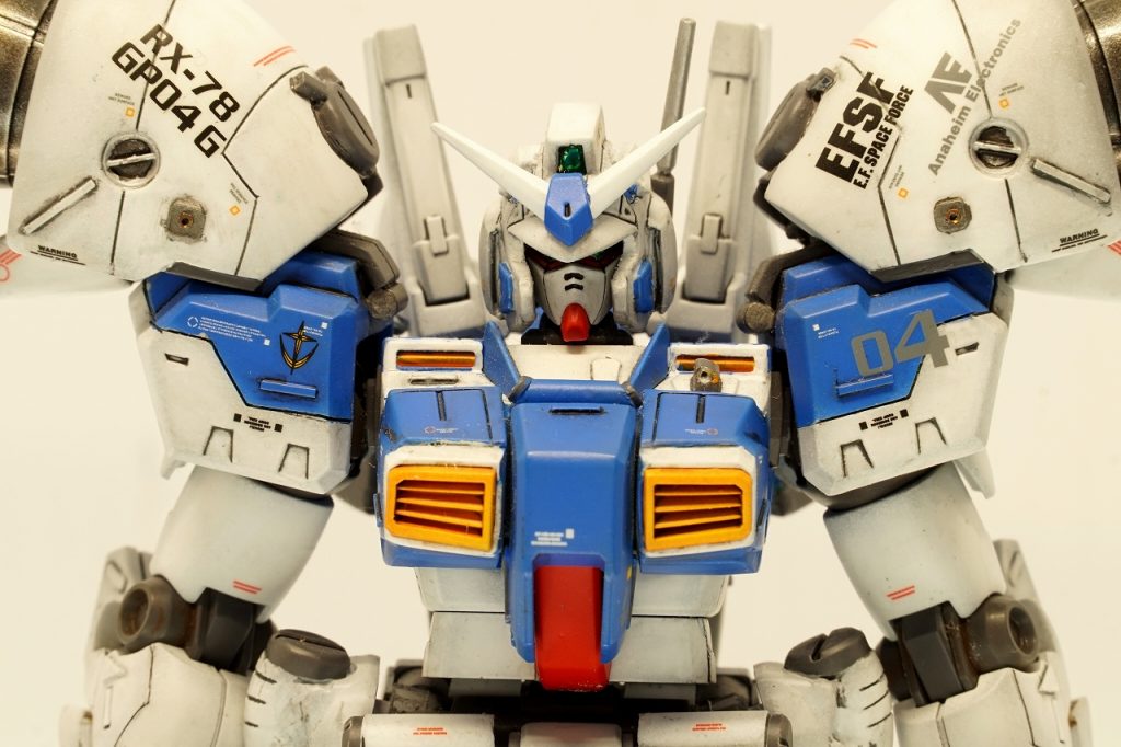 頭部は 旧HGUC ガンダム Mk-Ⅱ です。