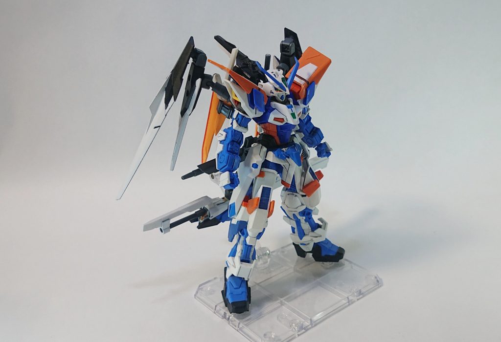 ドラグーンを外した軽装モード。ドラグーンを装備しているアームはかなり自由度のあるアームで作ったのですが撮影中はめちゃめちゃ大変でした。オーソドックスな装備なので普通のミッションではこれで出撃することも多いかもしれません。