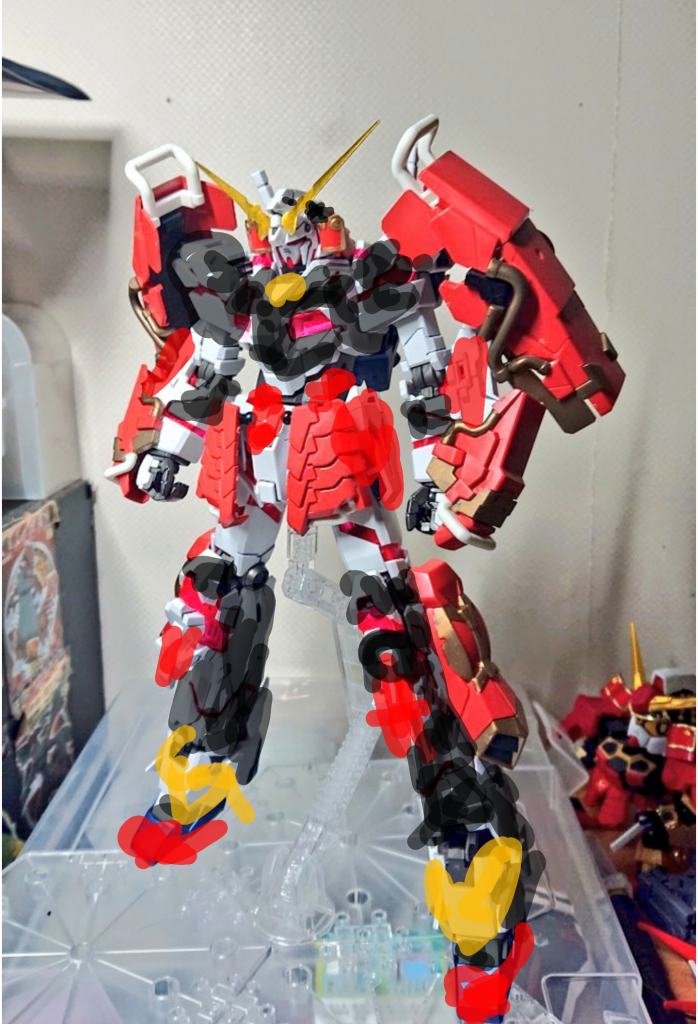 色をざっくり決めて