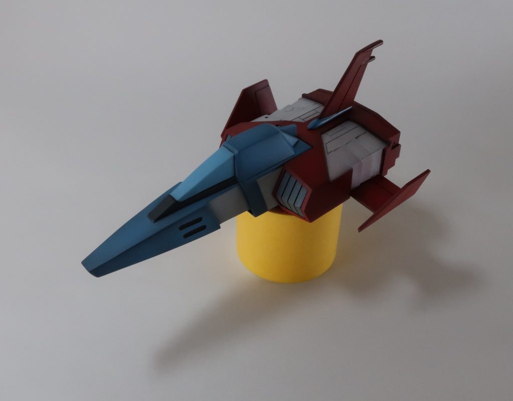 コアファイター単体。コアファイターは一応分離できるようにしています。