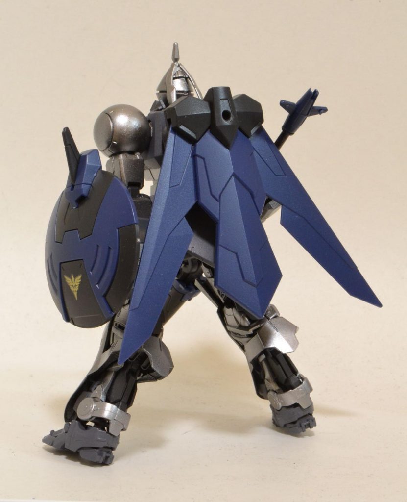 レギュレーションがHGUCベースでHDBD:R等のパーツでカスタマイズだったのでHGBD:R 1/144 インジャスティスウェポンズでカスタマイズ。面白味には欠けますが、ドンピシャですね。