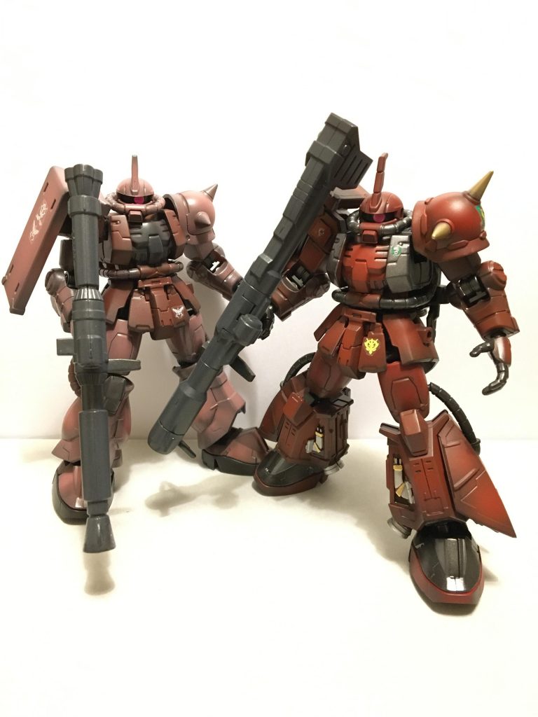 赤色大好きコンビです