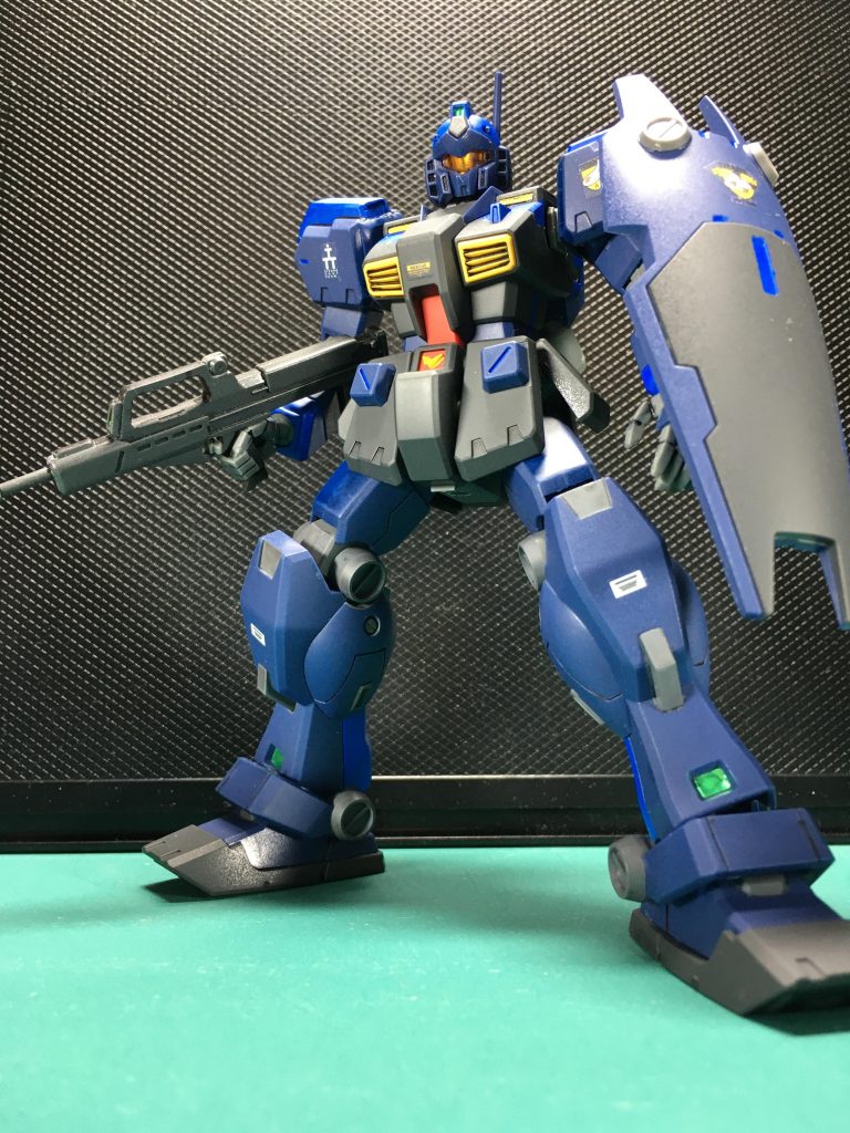 ティターンズ黎明期を支えたジム・クゥエル。今回はT3部隊仕様にしてます。ここからヘイズル2号機、アドバンスド・ヘイズルまで発展していくという開発の系譜を感じられて楽しいです。