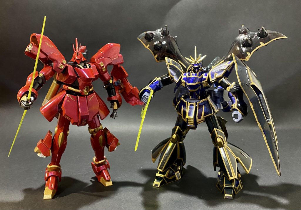 余った上サザビーと下ミスサザビーも簡単ミキシングしました👍