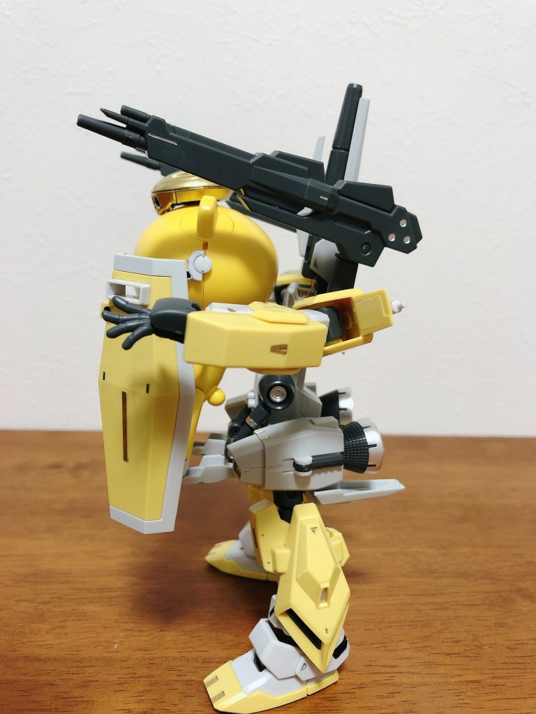 ジムパワードガーディアン、メガライドランチャーをメインに守備、攻撃どちらもバランスの取れた機体をイメージしています。