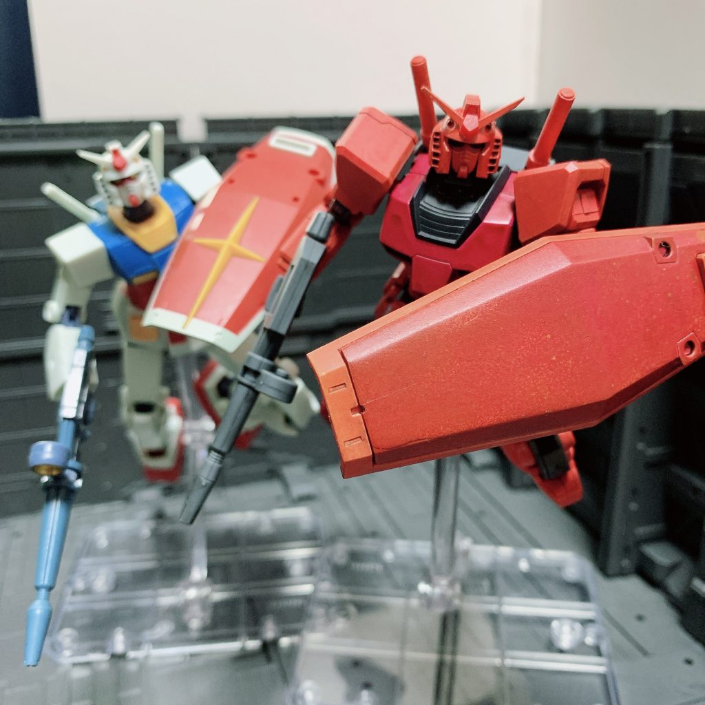 行くぞ、アムロ君！的な。敵側からしたら悪夢ですね、この組み合わせは。 