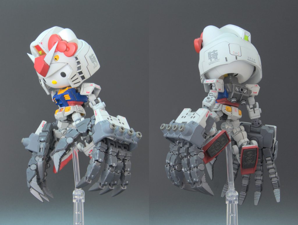 爪をつけると更に狂気…いや、和解が進みそう。