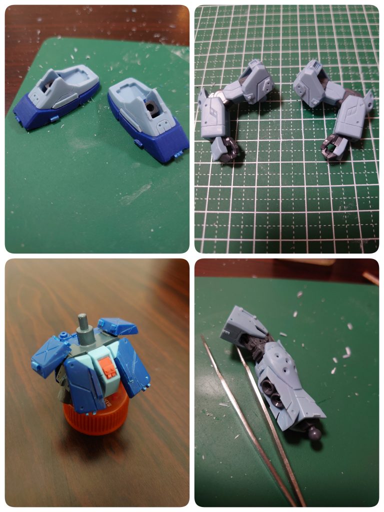 スマートなスナイパーさんをコテコテにしたくないので、ディテールupは控えめに(´⊙ω⊙`)→