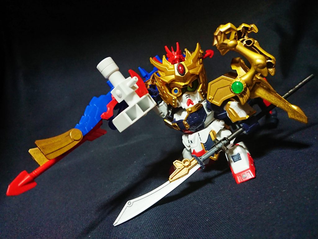 ストレートに制作しているため目新しい箇所はありません。他の五誇将の長柄武器に合わせ、武器の斬空刀を薙刀にしています。逆にこれ以上強化等をするとバランスが悪くなるかも?