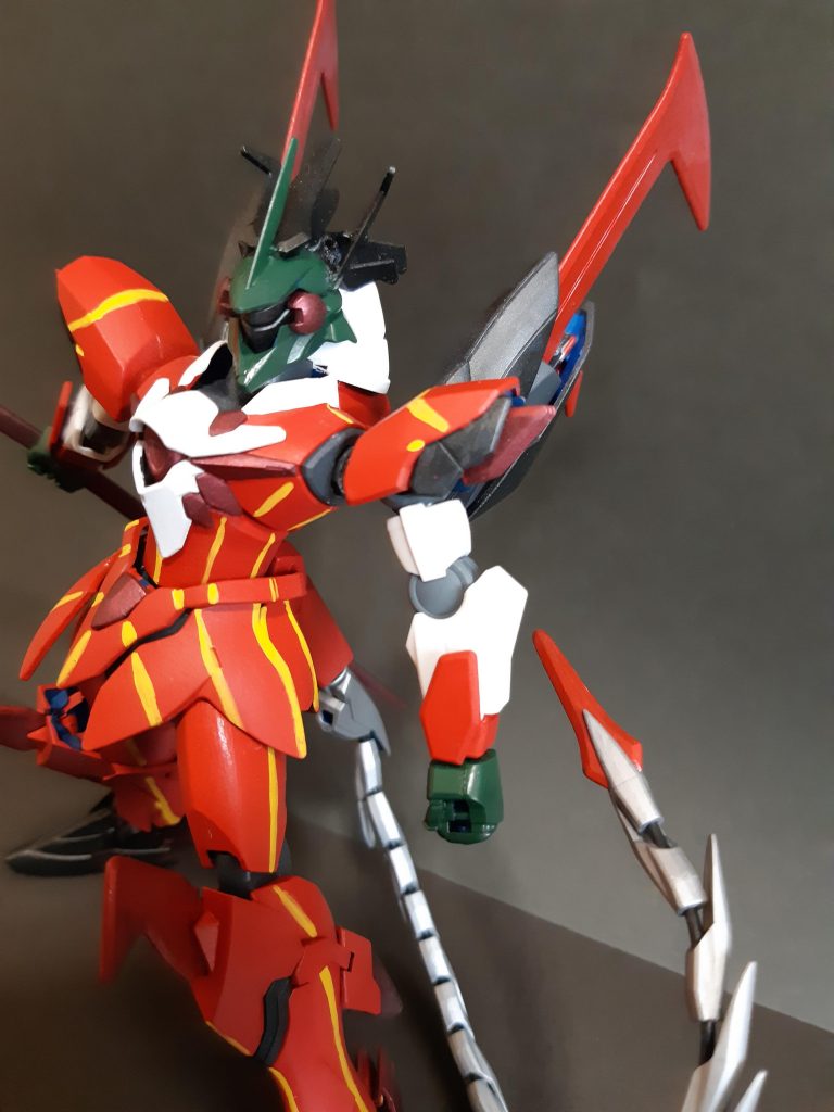 ギラーガの頭部をカエル顔風に･････ もう、ギラーガまんまだわ(笑)