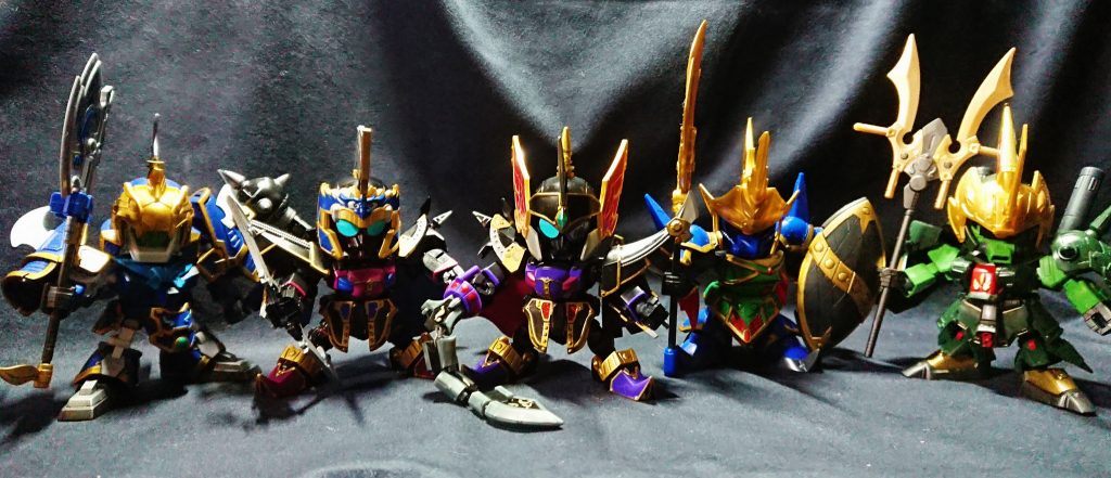 機駕五将、敵機モチーフなだけあって並べてみるとすごい悪そうな感じがしますw