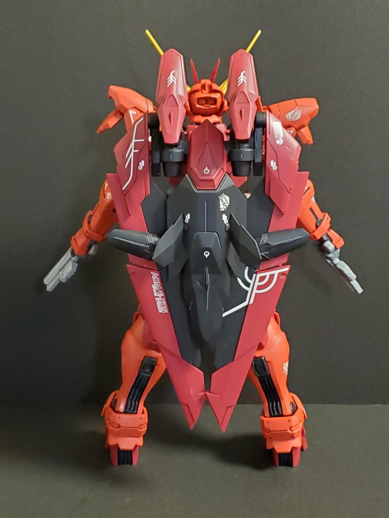 デカールとトップコート後