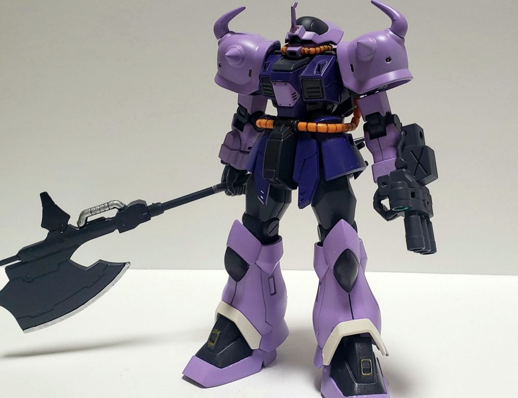 フロントビュー。イフリート本体はそのまま。メインの武器はヒートアックスです。