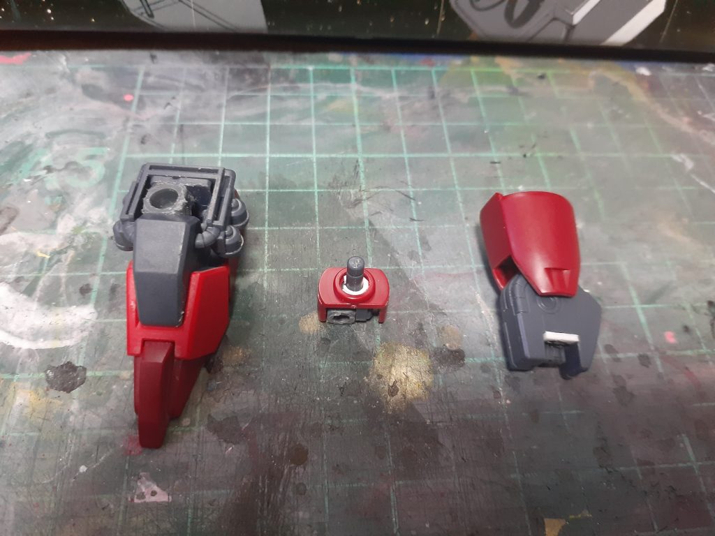 足首関節内側に移動、プラパンを関節に挟んで2ミリ延長