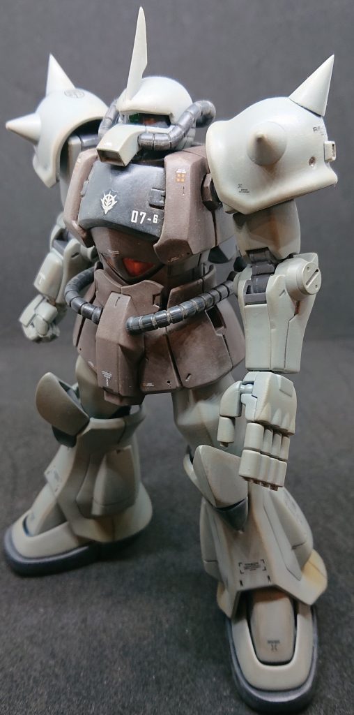 マットのウェザリングを強めに施しました。