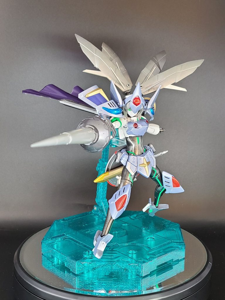 メイにはバーサルナイトガンダムの甲冑を着せました。武器はコトブキヤ