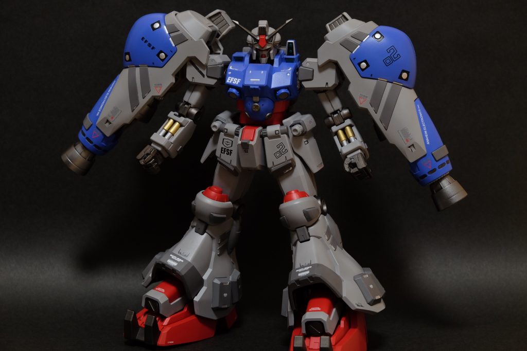 シールド無しはこんな感じです。黄色を省いたので、悪そうな感じが出ていると思います。