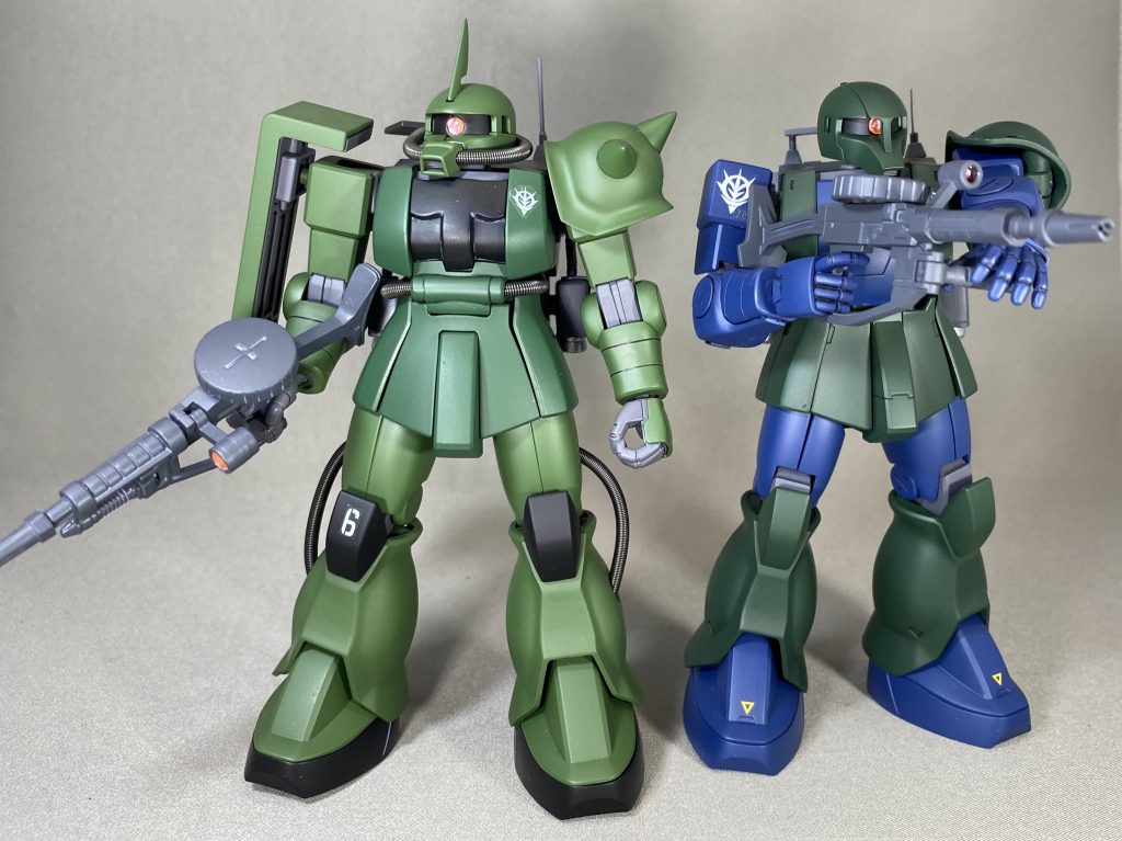 以前作ったザクマインレイヤーと。小隊っぽい？