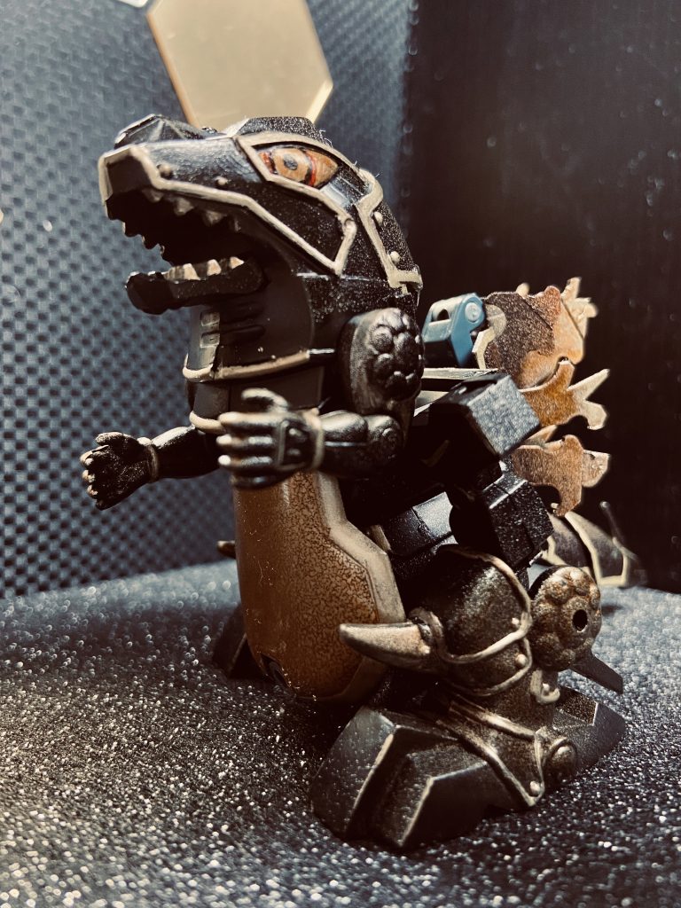 完全解放。体内で核融合反応を加速させ、最強の放射熱線を放つことができるが、自身の熱量に耐えきれず、星を巻き込み死滅する可能性もある極めて危険な状態。